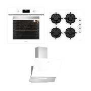 Silverline Ankastre Set (BO6502W01 Fırın, CS5343W01 Ocak, Slim-Line Basic Davlumbaz)