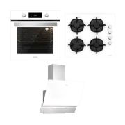 Silverline Ankastre Set(BO6504W01 Fırın, CS5343W01 Ocak, Slim-Line Basic Davlumbaz)