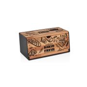 Sinbo Taboo TAB-1162 Desenli Ahşap Kapaklı Ekmeklik