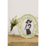 Tablo Center Oval Mint Yeşili Çerçeve
