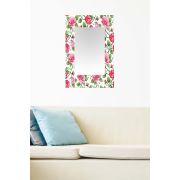Tablo Center Dekoratif Kanvas Tablo Ayna 40x60 cm AD4940529