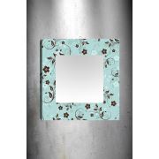 Tablo Center Dekoratif Kanvas Tablo Ayna 50x50 cm AK3403946