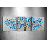Tablo Center 3 Parçalı Kanvas Tablo 30x30 cm DRPRC06