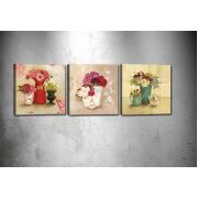 Tablo Center 3 Parçalı Kanvas Tablo 30x30 cm drprc5007