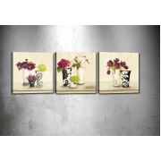 Tablo Center 3 Parçalı Kanvas Tablo 30x30 cm drprc9000