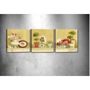 Tablo Center 3 Parçalı Kanvas Tablo 30x30 cm drprc9002