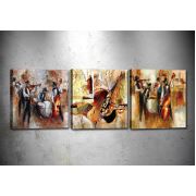Tablo Center 3 Parçalı Kanvas Tablo 30x30 cm drprc9006