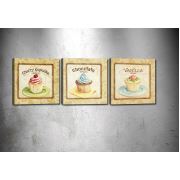 Tablo Center 3 Parçalı Kanvas Tablo 30x30 cm drprc9018