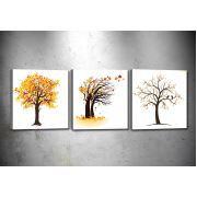 Tablo Center 3 Parçalı Kanvas Tablo 30x30 cm P113281273