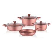 Taç Master Cook 7 Parça Granit Tencere Seti Rose Gold TAC-3457