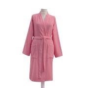 Taç Kimona Bornoz Koyu Pembe S/M