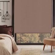Taç Polyester Stor Perde Kahverengi P-110 180x200 cm