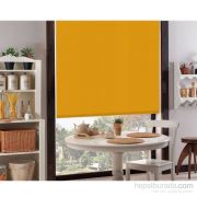Taç Polyester Stor Perde Sarı P-112 180x200 cm