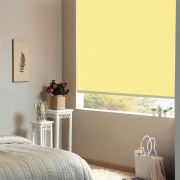 Taç Polyester Işık Geçirmez Blackout Stor Perde Sarı BP-106 Boy 260 140x260 cm