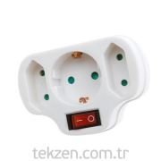 Anahtarlı 3'lü Priz - 526669