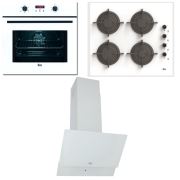 Teka Ankastre Set; HAK 627 B Ankastre Fırın, PAC 60 4G AI AL CI Ankastre Ocak, TVT 60.1 Davlumbaz