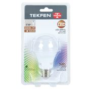 Tekfen 6 Watt Led Ampul - Beyaz Işık A60 E27 BLS.