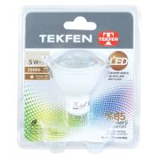 Tekfen 5 Watt Led Spot Ampul Beyaz Işık GU10-TP G4 503GU10CWCB 6500K