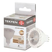 Tekfen 5 Watt Led Spot Ampul Beyaz Işık MR16 12V G4503MR16CWCB