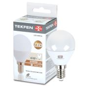 Tekfen 6 Watt Led Ampul Beyaz Işık G45 E14