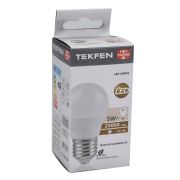 Tekfen Led Ampul 5W Sarı G45 E27