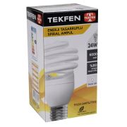 Tekfen Enerji Tasarruflu Full Spiral Ampul 24W TP230-24HFSL/ T2D2