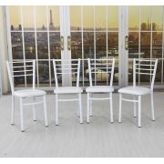 Zen Home Irmak Sandalye (4 Adet) / Beyaz