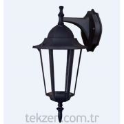 Tekzen Dış Mekan Aplik Mat Siyah-TVZT676-S