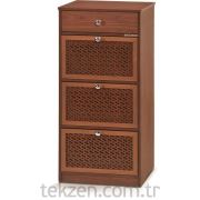 Karemo 1655C Kiler Dolabı Ceviz Renk 90 x 43 x 35 Cm