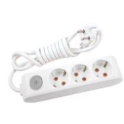 Viko Multi-let Anahtarlı 3'Lü Grup Priz 2 Metre - 90117302