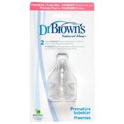 Dr. Brown's Prematüre Biberon Emziği (2 Adet)