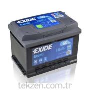 Akü Exide 60AH EXCELL 12V- EB602 pzw97