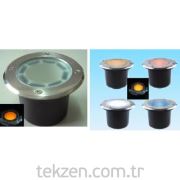 Solar Şarjlı Gömme Yuvarlak Işık- Sarı Renk RH-1200
