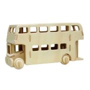 Tekzen JP238 Ahşap 3D Maket London Otobüs