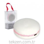 Taşınabilir Şarj Cihazı Macaron Vanilyalı
