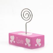 Decotown Love Motifli Pembe Love Kartvizit Tutacak