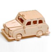 Tekzen JP256 Ahşap 3D Maket London Taxi