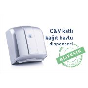 C-V Katlı Kağıt Havlu Dispenseri Krom