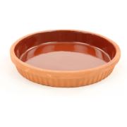 Tekzen Yuvarlak Toprak Fırın Tepsi