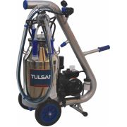 Tulsan Tekli Süt Sağma Makinası Alüminyum Güğüm
