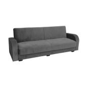 Tekzen Home Keyff 3'lü Kanepe - Bazalı / Füme