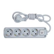 Tekzen Almera 4'lü Topraklı Akım Korumalı Priz