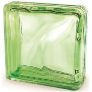 Cam Tuğla Green Double End Wave 19x19x8 cm