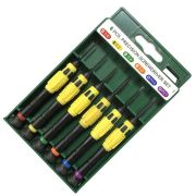 Armway ES serisi standart tip plastik-şeffaf kutu saatçi tornavida seti (6 Parça)