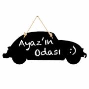 222 Concept ArabaTemalı 30x30 cm Halatlı Yazı Tahtası CPT2206-36
