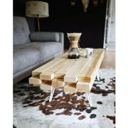 222 Concept Masif Ağaç Doğal Renk 120x45 cm Orta Sehpa CPT2804-40