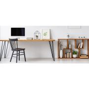 222 Concept Masif Ağaç Tik Rengi 180x50 cm Çalışma Masası CPT4602-180