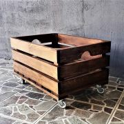 222 Concept Masif Ağaç Meşe Renk Tekerlekli Kasa 60x40 cm CPT5001-60