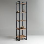 222 Concept Masif Ağaç Meşe Renk 150x40 cm Kitaplık CPT6002-150