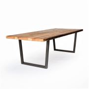 222 Concept Masif Ağaç Meşe Renk 180x80x4 cm Yemek Masası CPT7002-180